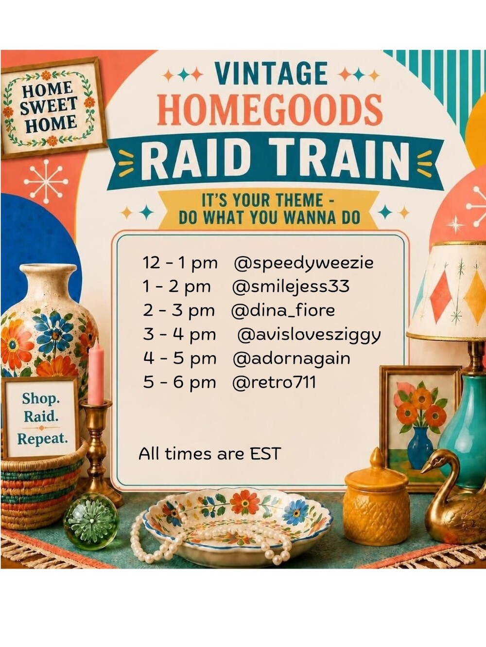 HOME GOODS RAID TRAIN INVITE